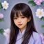 首尔电影节粉头像，戴围巾女性